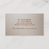 bloemen Elegant visitekaartjes Design (Achterkant)