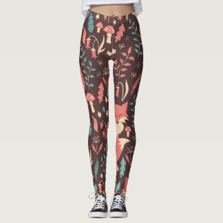 bloemen: Elegante naadloze illustratie Leggings