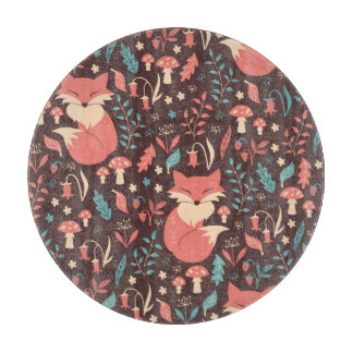 bloemen: Elegante naadloze illustratie Snijplank