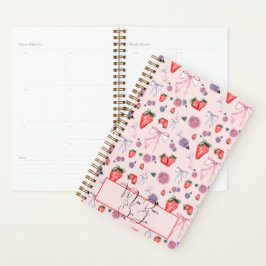 Bloemen en Aardbei Coquette Planner
