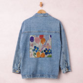 Bloemen en ballonnen denim jacket (Hangar)