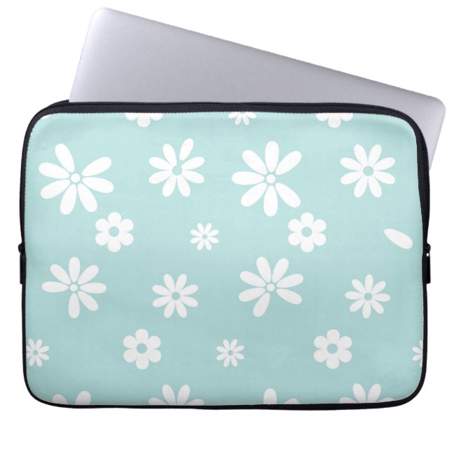 Bloemen en benzine 10 laptop sleeve (Voorkant)