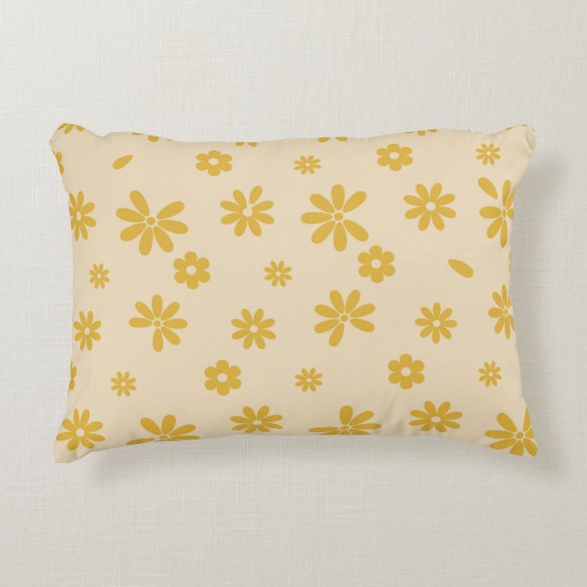 Bloemen en benzine 11 accent kussen (Voorkant)