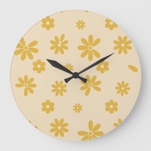 Bloemen en benzine 11 grote klok (Voorkant)