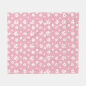 Bloemen en benzine 3 fleece deken (Voorkant (Horizontaal))