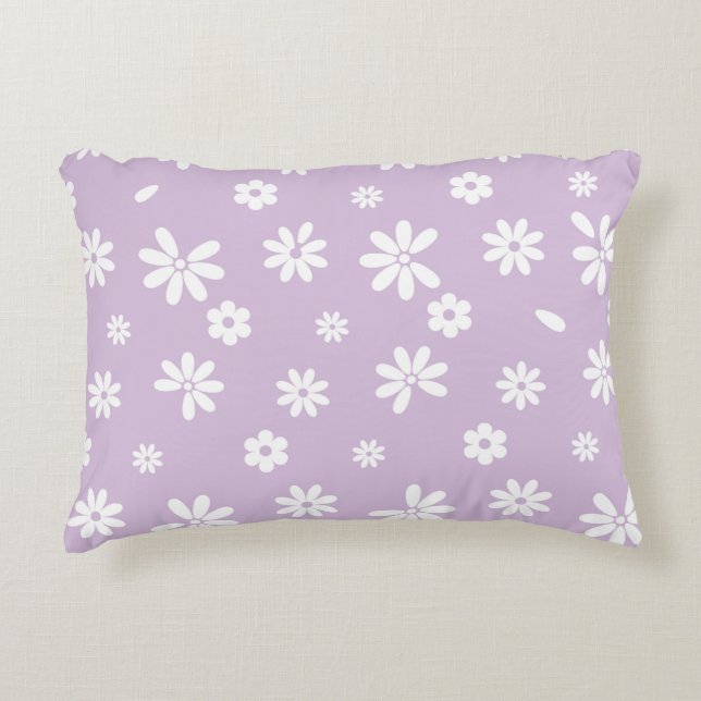 Bloemen en benzine 9 accent kussen (Voorkant)