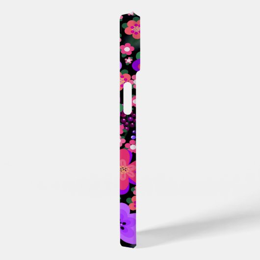 Bloemen en Berries schitterend Case-Mate iPhone Case (Achterkant / Rechts)