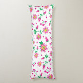 Bloemen en bessen lichaamskussen (Achterkant (Verticaal))