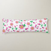 Bloemen en bessen lichaamskussen (Achterkant)