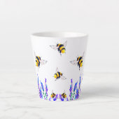 Bloemen en bijen Latte Mok Spring Joy (Voorkant)