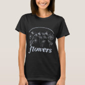 Bloemen en bijen ontwerpen t-shirt (Voorkant)