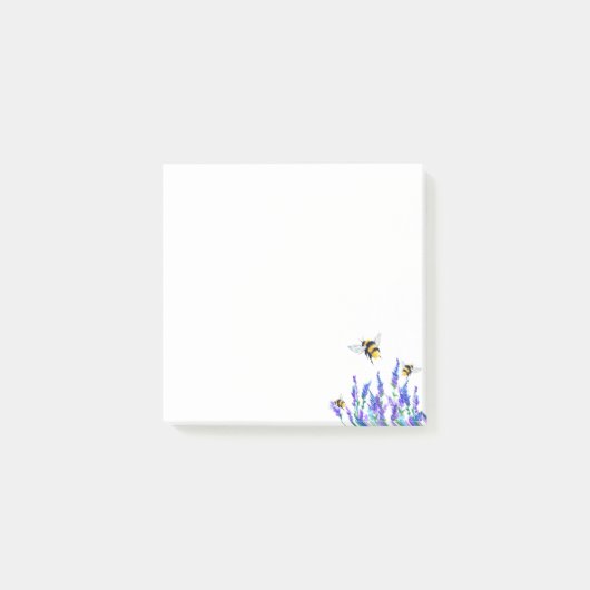 Bloemen en bijen Post-it® notes (Voorkant)
