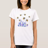 Bloemen en bijen T-shirt (Voorkant)
