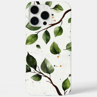 Bloemen en bladeren iPhone 16 pro max hoesje