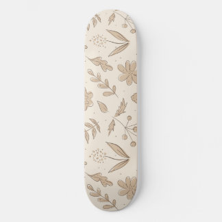 Bloemen en bladeren skateboard