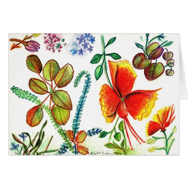 Bloemen en bladeren van Florida (Voorkant Horizontaal)