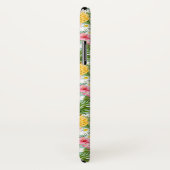 Bloemen en Blauwgroen strepen voor ananas | Jouw n Case-Mate iPhone Case (Achterkant / rechts)