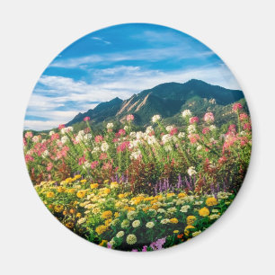 bloemen en bloemen magneet