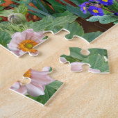 Bloemen en boeken legpuzzel (Zijkant)