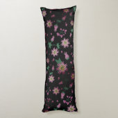 Bloemen en bosbessen lichaamskussen (Achterkant (Verticaal))