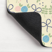 Bloemen en Bow Mousepad Muismat (Hoek)