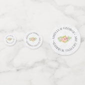 Bloemen en Doily Confetti (Voorkanten)
