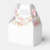 bloemen en faux glitter bedankdoosjes (Achterkant)