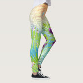Bloemen en flessen leggings (Rechts)