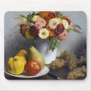 Bloemen en fruit, Henri Fantin-Latour Muismat
