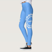 bloemen en hart leggings (Links)