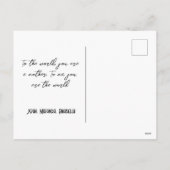 Bloemen en harten Moederdag vakantie Briefkaart (Achterkant)