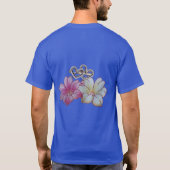 Bloemen en harten t-shirt (Achterkant)