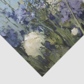 Bloemen en het Zee schilderij Decoupage Tissuepapier (Detail)