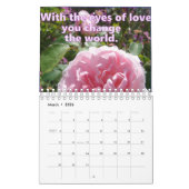 Bloemen en Inspirerend offertes Kalender (Mar 2026)