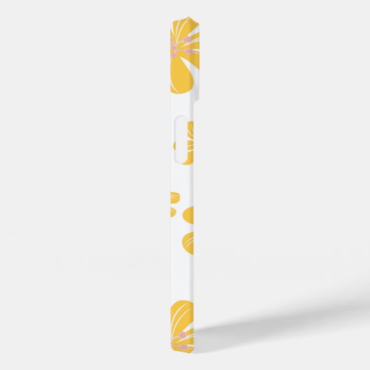 Bloemen en katten Case-Mate iPhone case (Achterkant / Rechts)