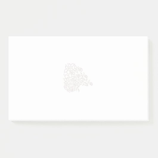 Bloemen en kleurrijke post-it notities | Schattige Post-it® Notes (Voorkant)