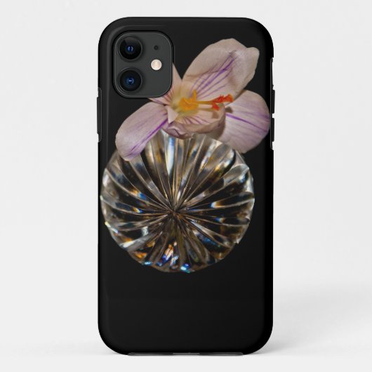 Bloemen en kristal Case-Mate iPhone case (Achterkant)