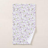 Bloemen en levende vogels bad handdoek (Handdoek)