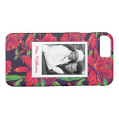Bloemen en levende vogels | Foto en naam toevoegen Case-Mate iPhone Case (Achterkant (Horizontaal))