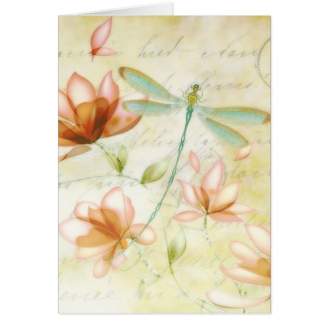 Bloemen en libel (Voorkant)