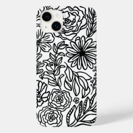Bloemen en meer in Black Hoesje-Mate iPhone Case-d Case-Mate iPhone 14 Plus Hoesje