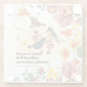 Bloemen en Onderzetters van glas (Achterkant)