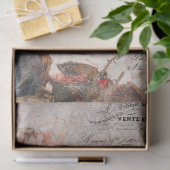 bloemen en ontkoppeling van vlinder tissuepapier (Geschenk)