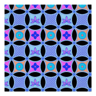 Bloemen en Patronen Perfect Poster