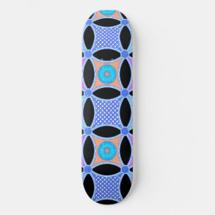 Bloemen en patronen skateboard