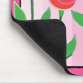 Bloemen en Pinks en Love Muismat (Hoek)