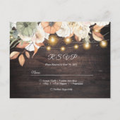 bloemen en pompoenherfst uitnodiging briefkaart (Voorkant)