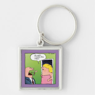 Bloemen en Snoep Romantieke Cartoon Sleutelhanger