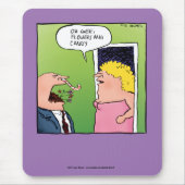 Bloemen en Snoep Romantische Cartoon Muismat (Voorkant)