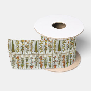Bloemen en struikgewas lint